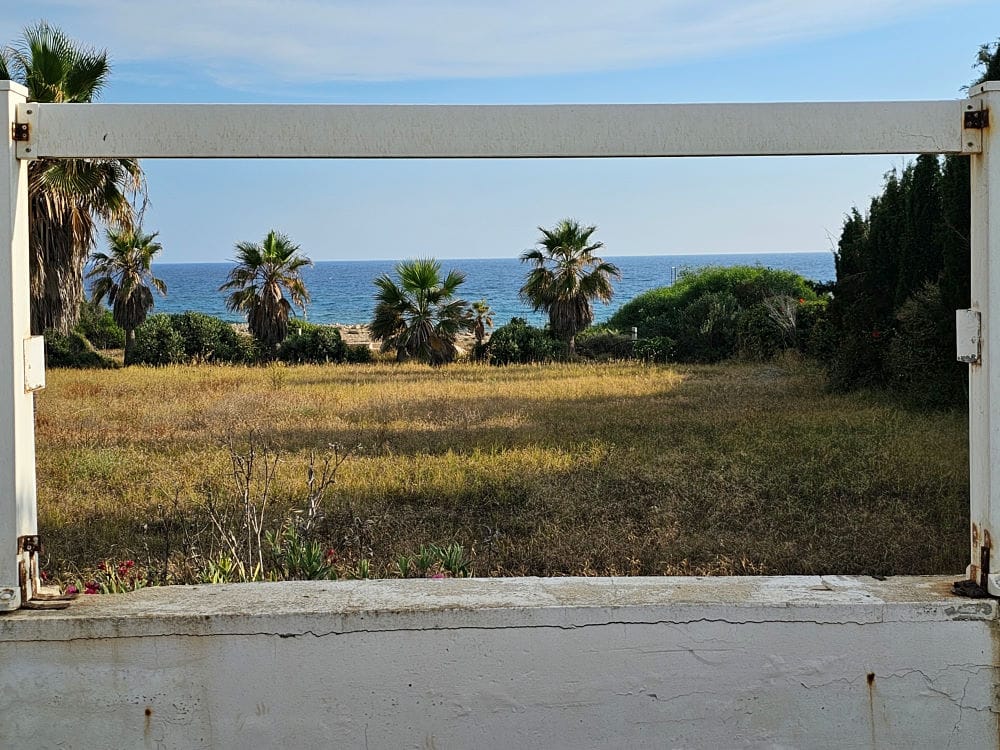 Blick durch den Zaun
