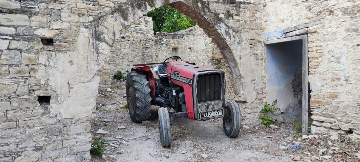 Traktor in Lefkara
