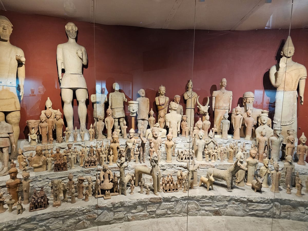 Tonfiguren im Cyprus Museum