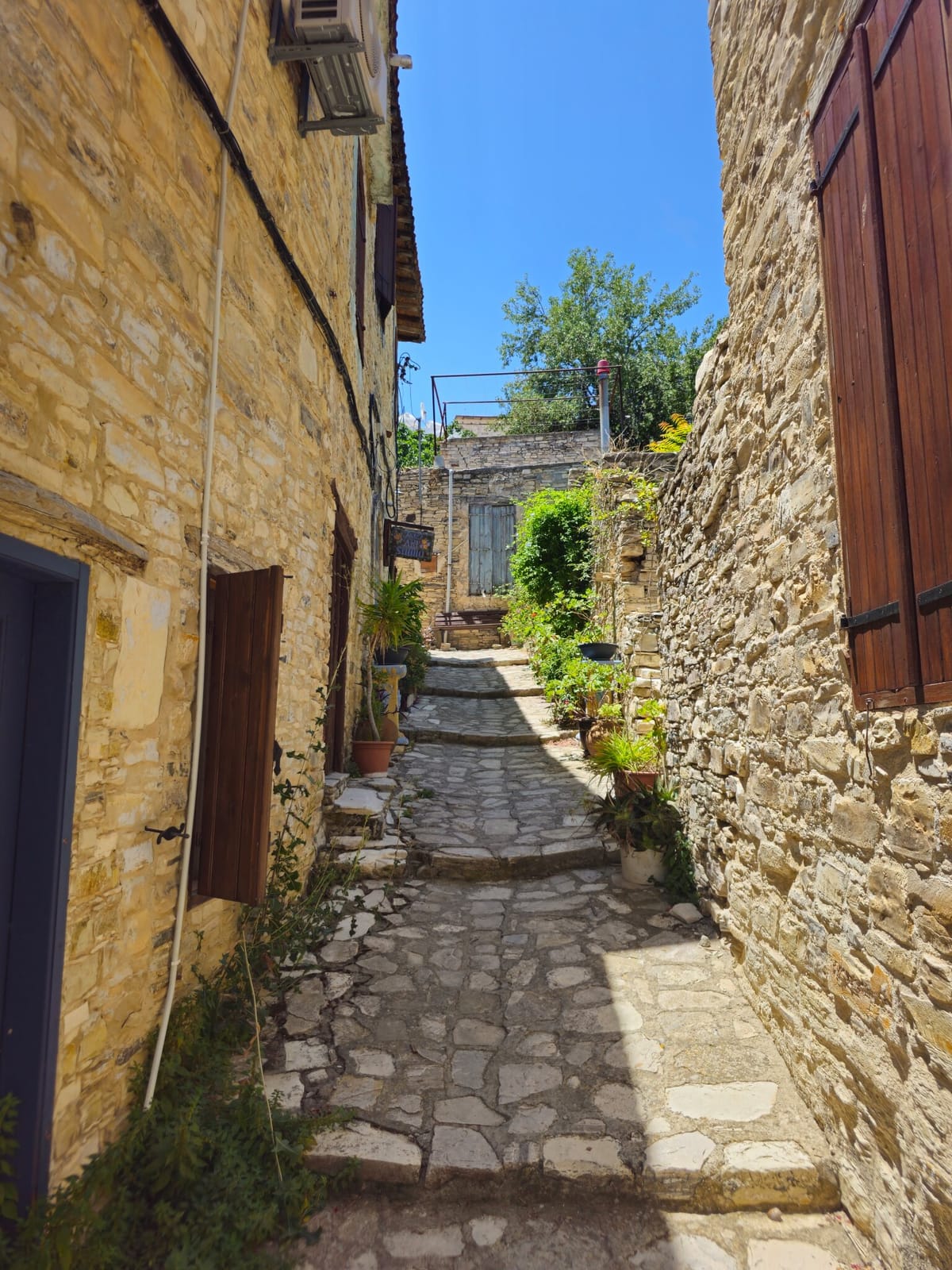Ein- und Durchänge in Pano Lefkara